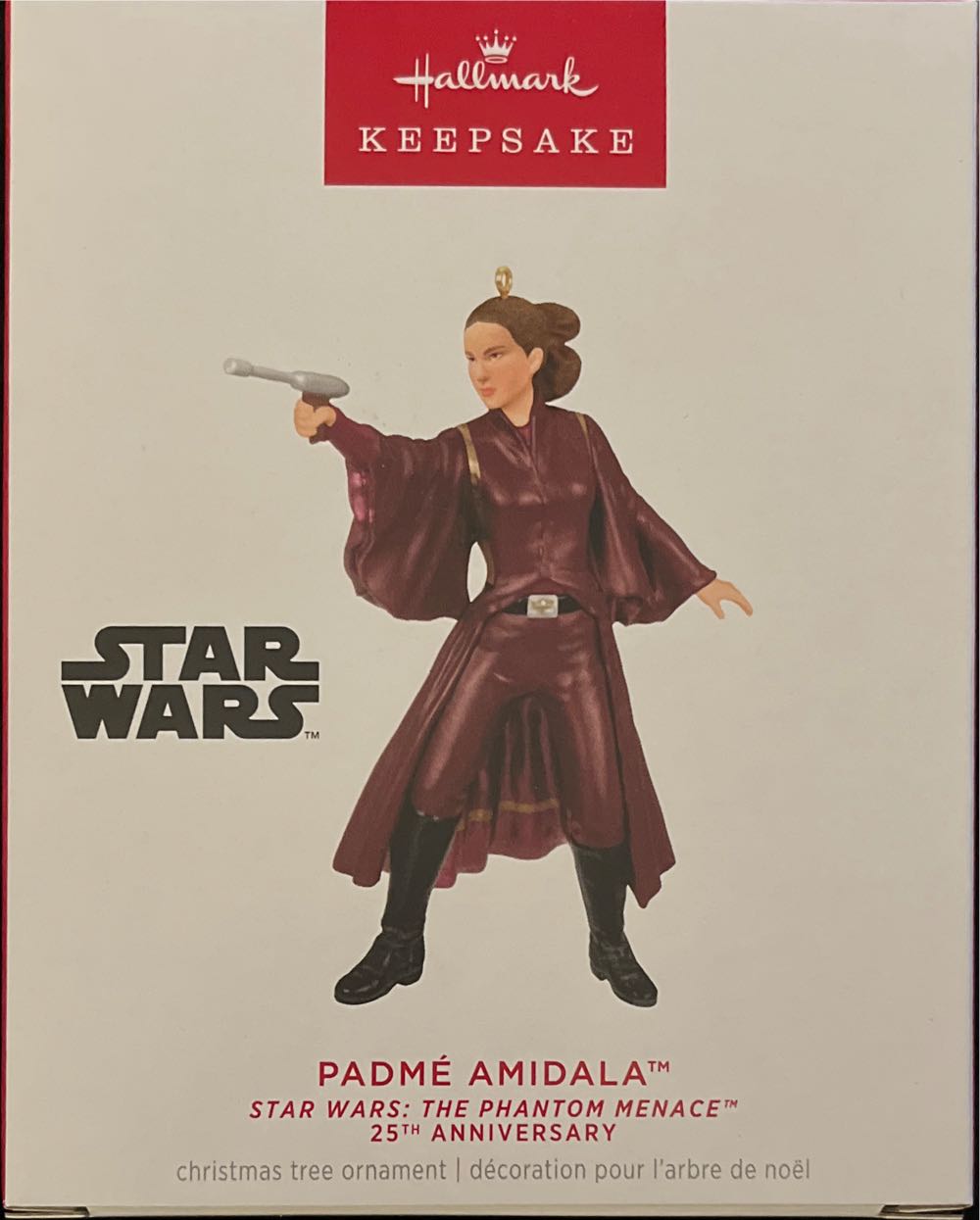 SW Padmé Amidala - Star Wars: The Phantom Memace (25th Anniversary) ornament collectible [Barcode 661127022230] - Main Image 1