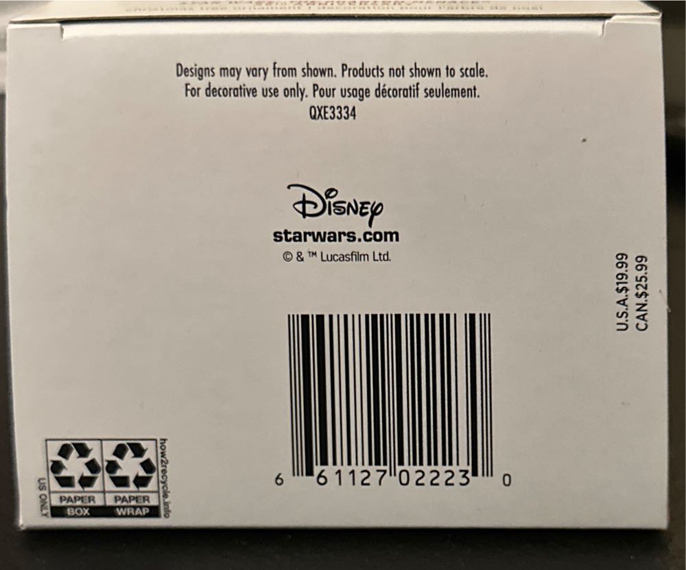 SW Padmé Amidala - Star Wars: The Phantom Memace (25th Anniversary) ornament collectible [Barcode 661127022230] - Main Image 3