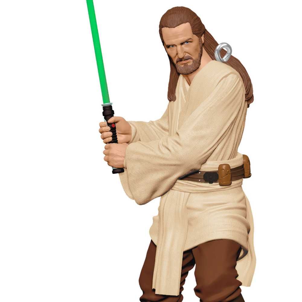 Star Wars Qui-Gon Jinn - Star Wars: the Phantom Menace (Star Wars Series) ornament collectible [Barcode 661127022292] - Main Image 2