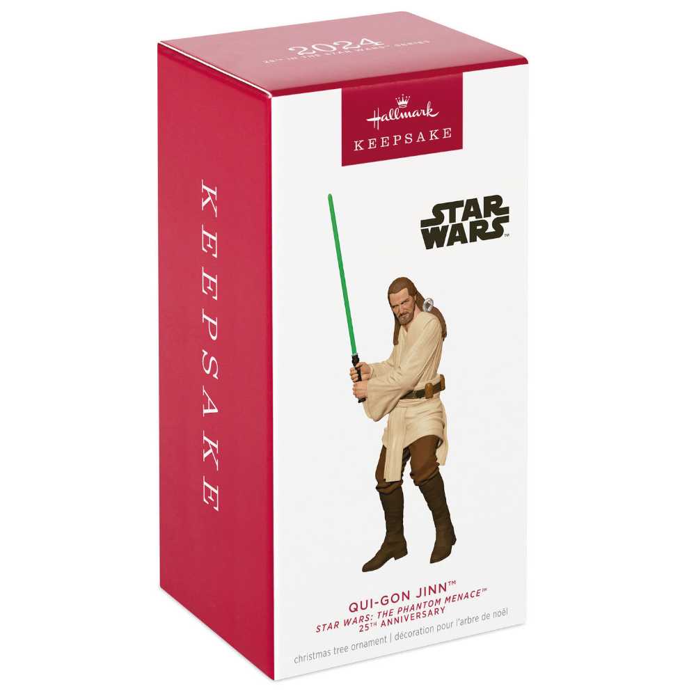 Star Wars Qui-Gon Jinn - Star Wars: the Phantom Menace (Star Wars Series) ornament collectible [Barcode 661127022292] - Main Image 3