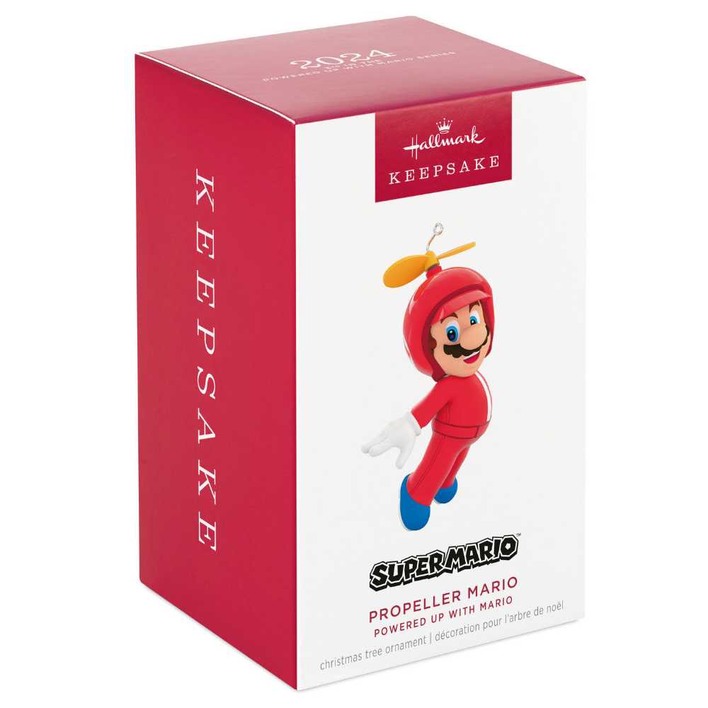 Nintendo: Super Mario #3 Propeller Mario - Powered Up With Mario (Super Mario) ornament collectible [Barcode 661127025354] - Main Image 3