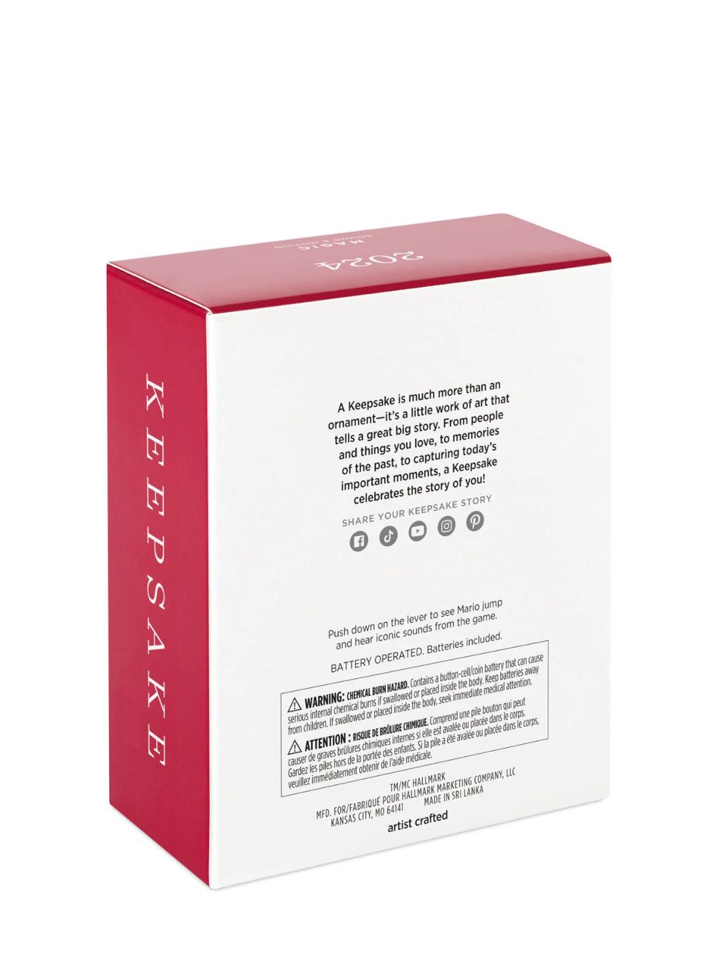 Collecting Coins - Super Mario Bros. (Super Mario Bros.) ornament collectible [Barcode 661127026481] - Main Image 4