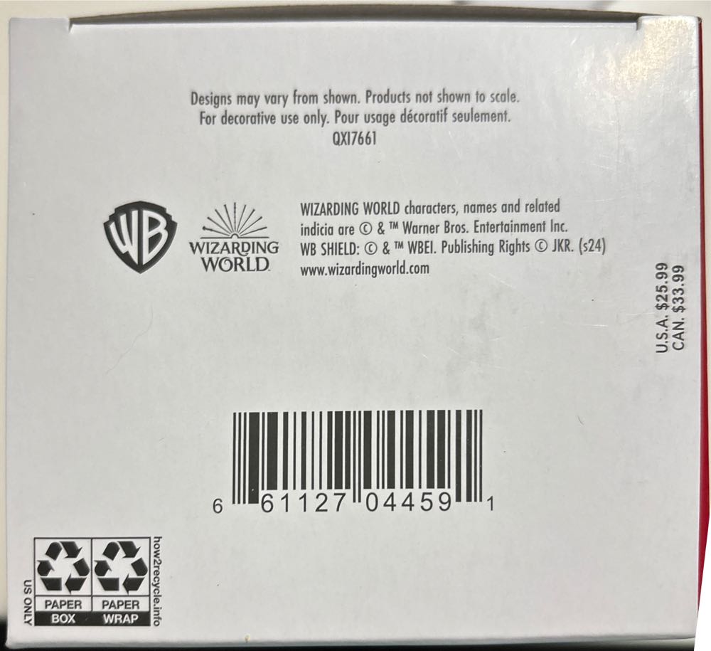 Happee Birthdae Harry - The Wizarding World Of Harry Potter (Harry Potter) ornament collectible [Barcode 661127044591] - Main Image 3