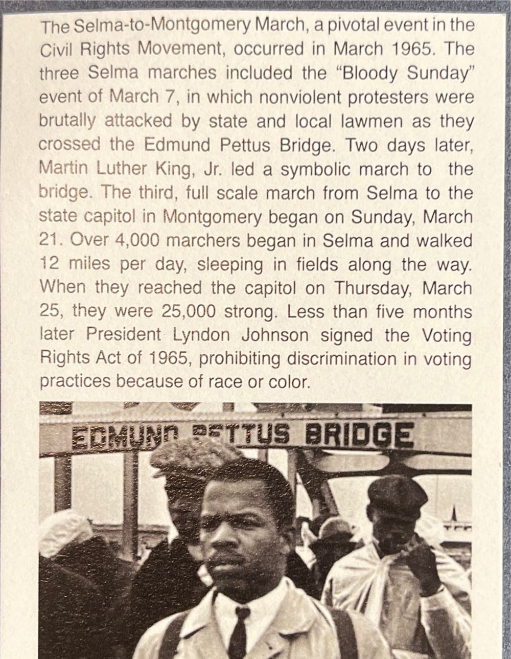 Selma To Montgomery  ornament collectible - Main Image 3