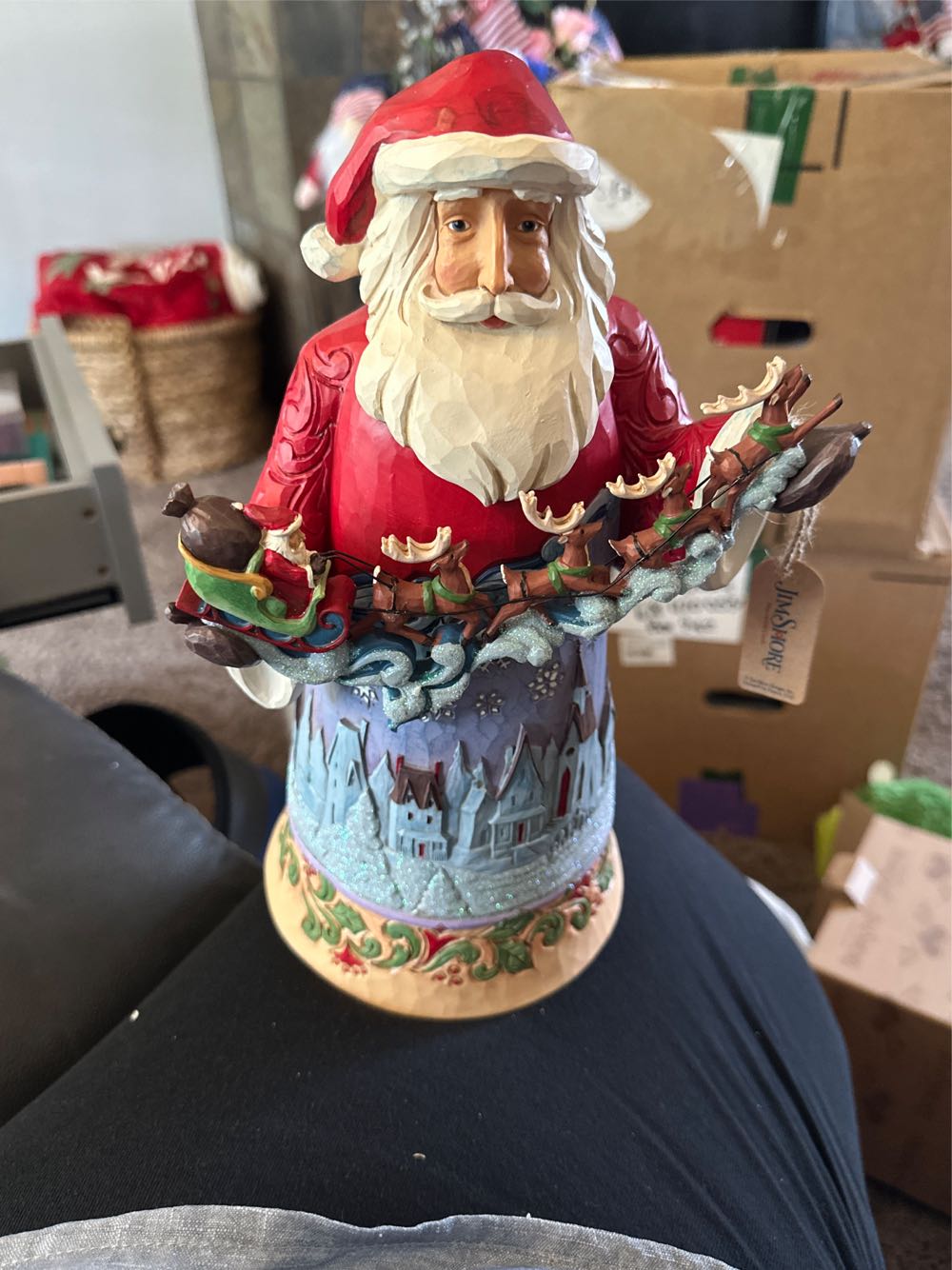 Midnight Christmas Sky - Christmas (Christmas) ornament collectible [Barcode 028399402519] - Main Image 3