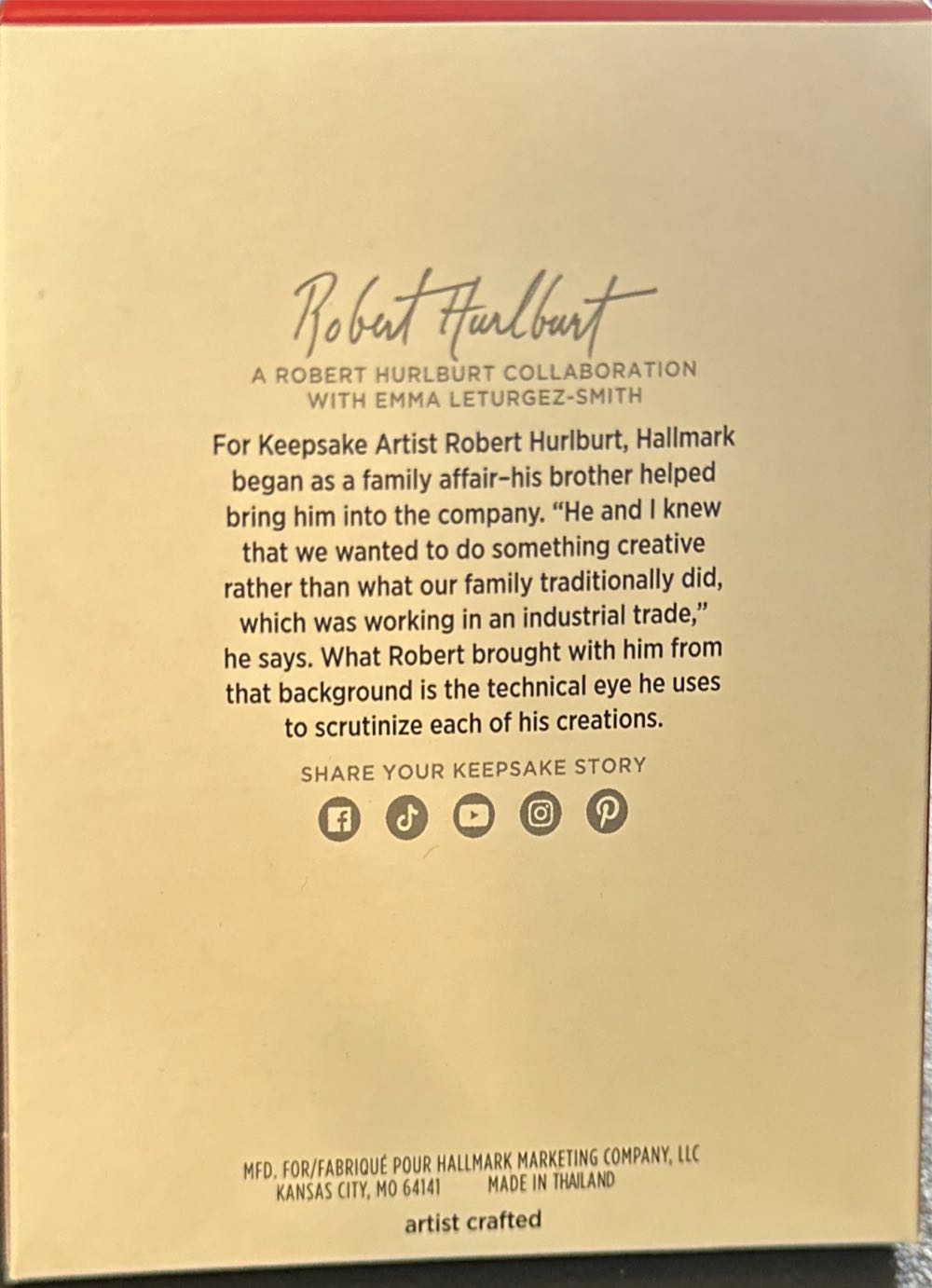 Toymaker Santa #25 - Toymaker Santa (Toymaker Santa) ornament collectible [Barcode 763795833061] - Main Image 2