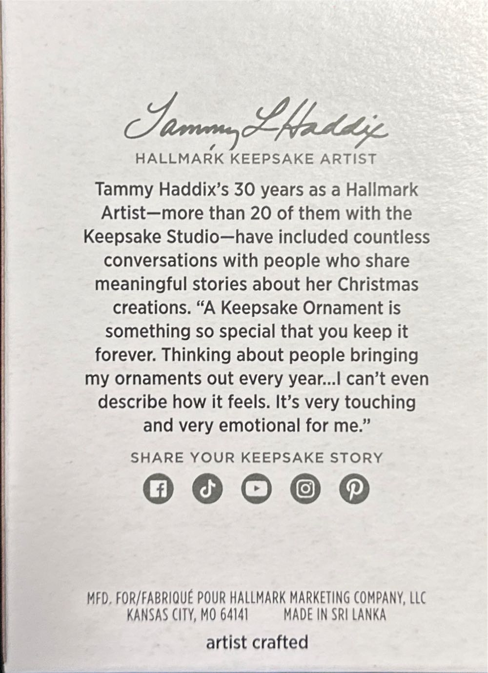 #5 Sweet Decade - Sweet Decade (Snowman Gumdrop) ornament collectible [Barcode 763795832972] - Main Image 2