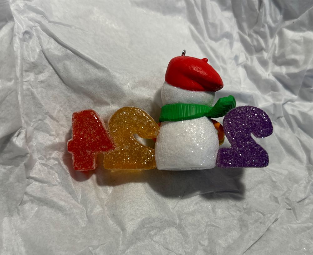 #5 Sweet Decade - Sweet Decade (Snowman Gumdrop) ornament collectible [Barcode 763795832972] - Main Image 4
