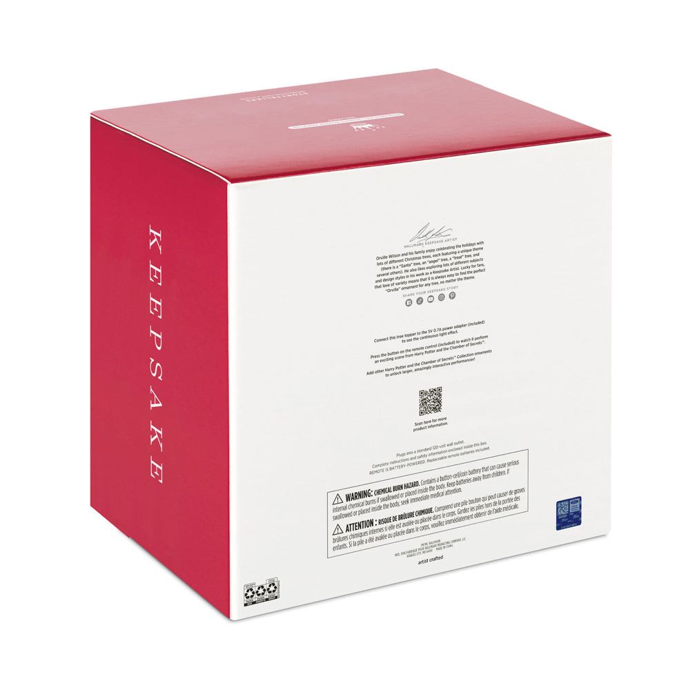 Flying Ford Anglia in the Whomping Willow Tree Topper - Storytellers (Harry Potter and the Chamber of Secrets) ornament collectible [Barcode 661127022001] - Main Image 4