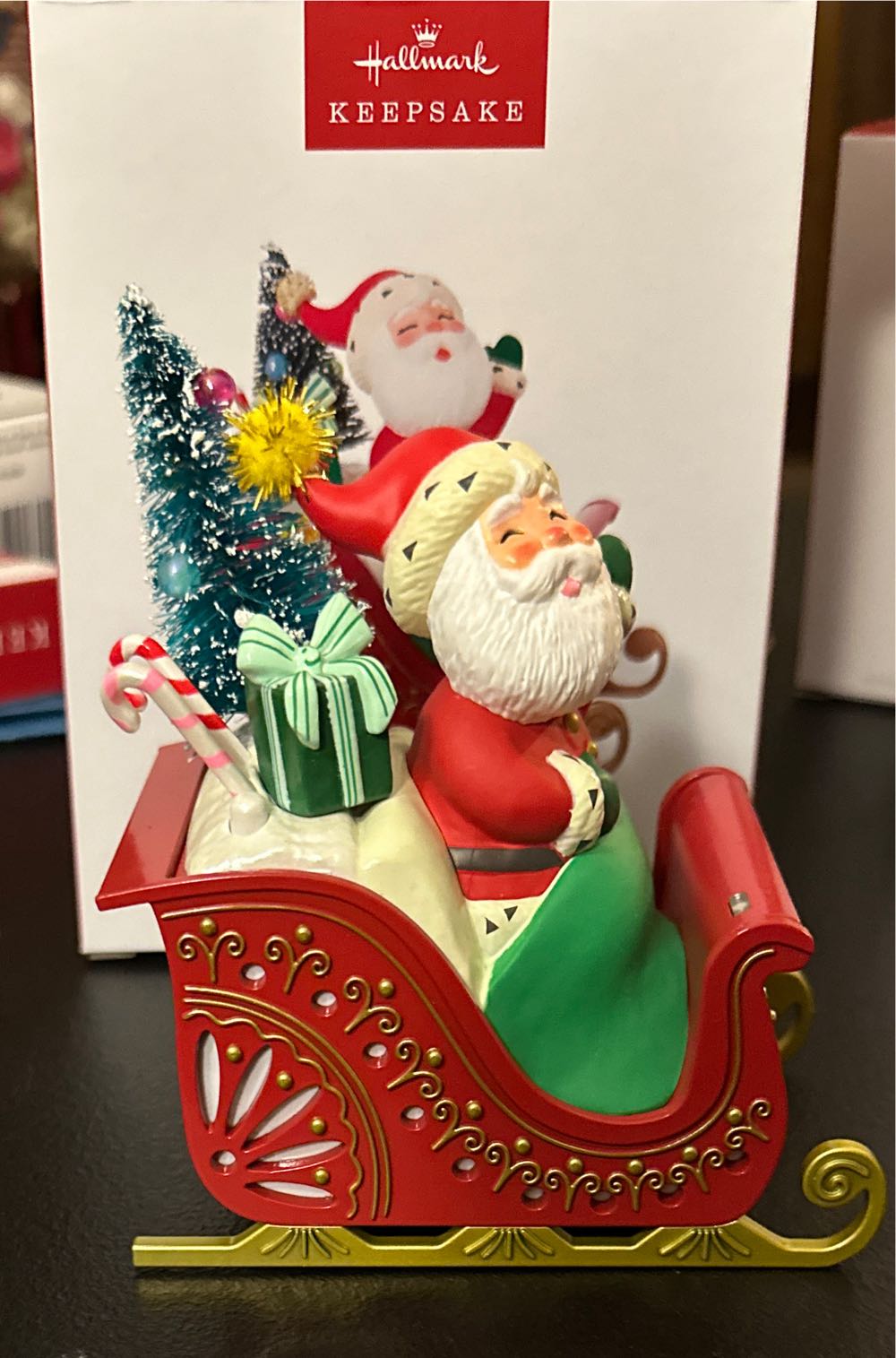 Showtoppers Mini Tree Topper Vintage Santa - ShowToppers Mini Tree (ShowToppers Mini Tree) ornament collectible [Barcode 661127032253] - Main Image 4