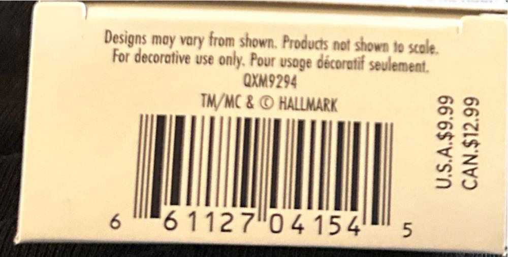 Nostalgic Snowman - Random (Miniature) ornament collectible [Barcode 661127041545] - Main Image 3