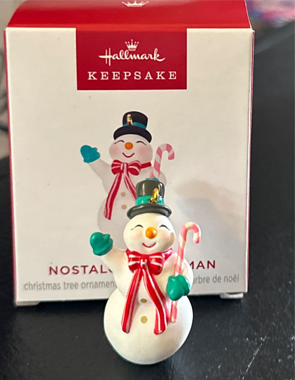Nostalgic Snowman - Random (Miniature) ornament collectible [Barcode 661127041545] - Main Image 4