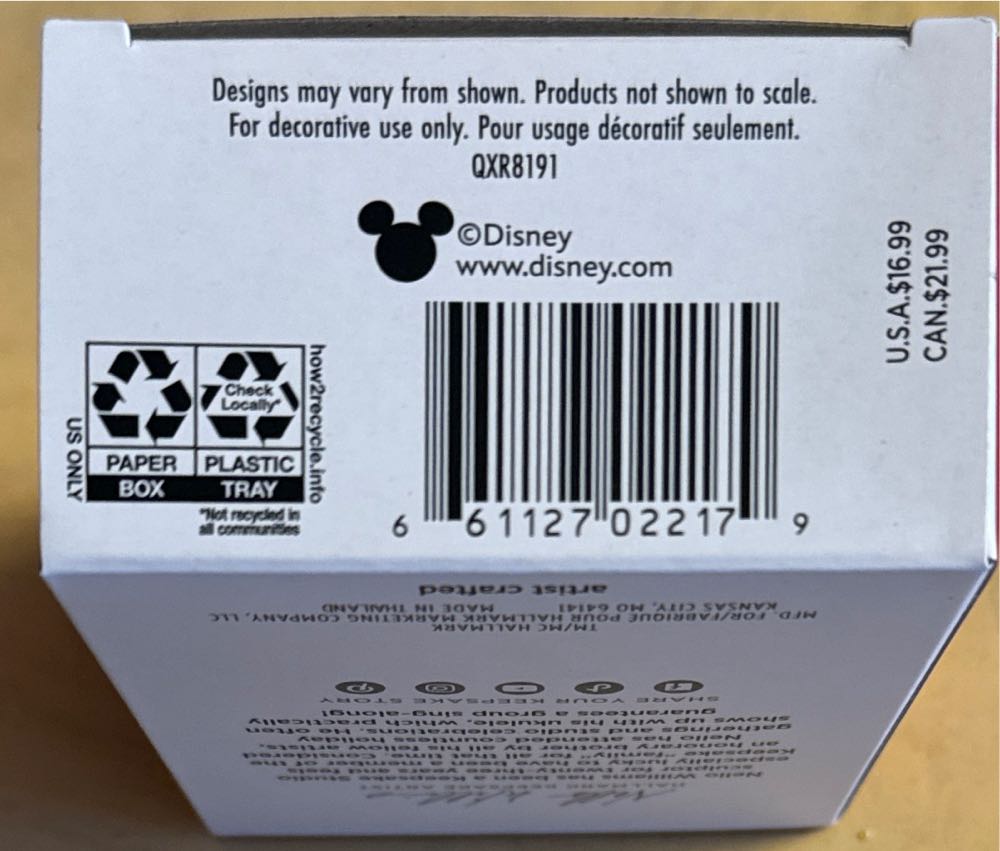 All About Mickey! Santa Mickey #3 - All About Mickey! (Disney Mickey Mouse) ornament collectible [Barcode 661127022179] - Main Image 3