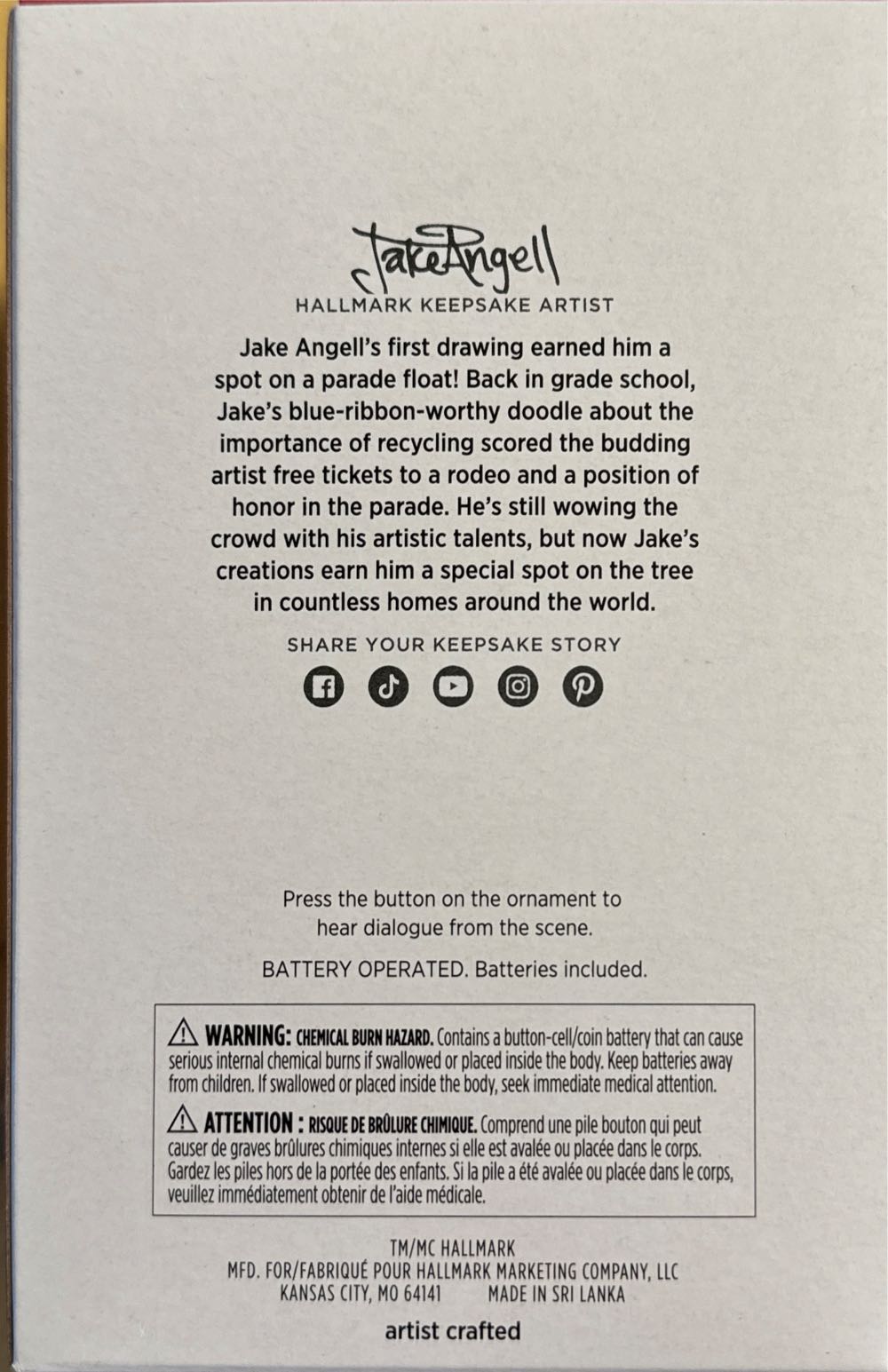 Does Someone Need A Hug? - Elf - The Movie (Movies & TV) ornament collectible [Barcode 661127021073] - Main Image 2