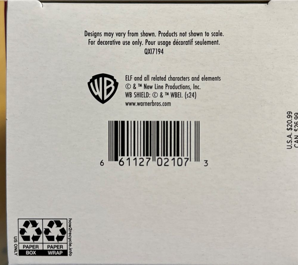 Does Someone Need A Hug? - Elf - The Movie (Movies & TV) ornament collectible [Barcode 661127021073] - Main Image 3