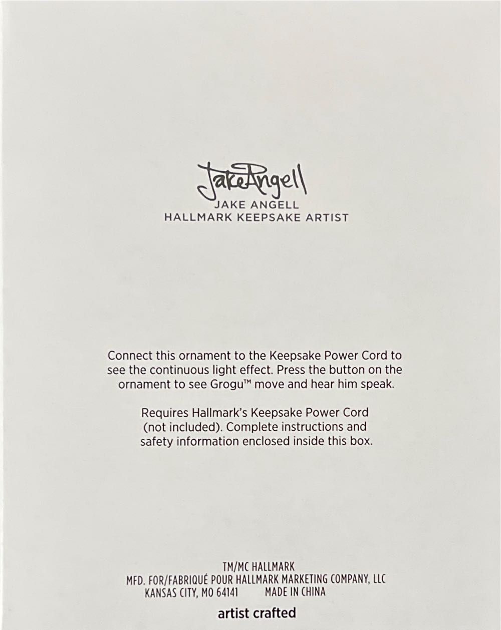 Grogu In Hovering Pram - Star Wars (Star Wars: The Mandalorian) ornament collectible [Barcode 661127025644] - Main Image 2