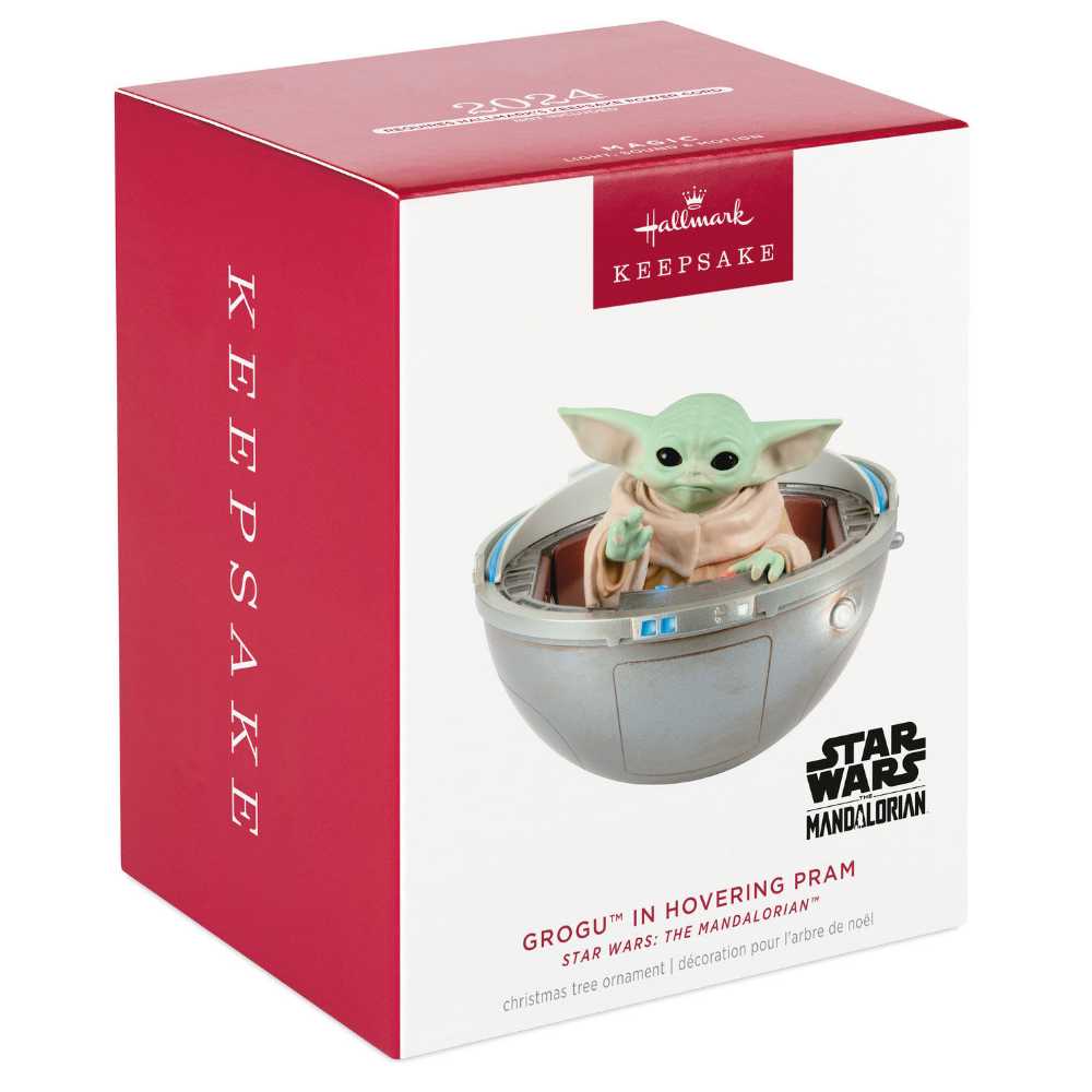 Grogu In Hovering Pram - Star Wars (Star Wars: The Mandalorian) ornament collectible [Barcode 661127025644] - Main Image 3