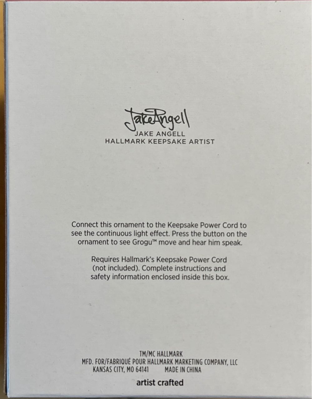 Star Wars:  Grogu In Hovering Pram - Star Wars - The Mandalorian (Star Wars: The Mandalorian) ornament collectible [Barcode 661127025644] - Main Image 2