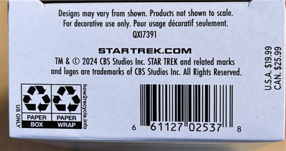 ST:TOS - “The KEEPER” - Star Trek: The Original Series (Hanging Ornament) ornament collectible [Barcode 661127025378] - Main Image 3