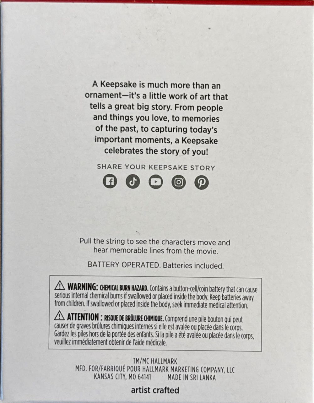 Carl And Russell - Disney Pixar Up (Magic - Sound & Motion) ornament collectible [Barcode 661127020816] - Main Image 2