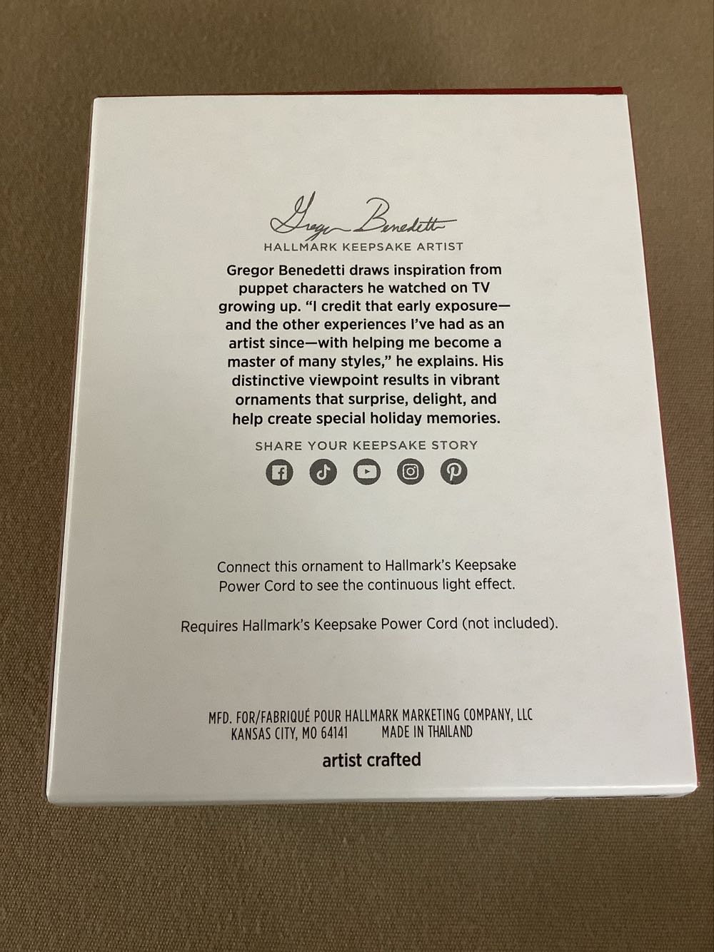 Light It Up! - Magic - Light (Christmas Tree) ornament collectible [Barcode 661127023671] - Main Image 2