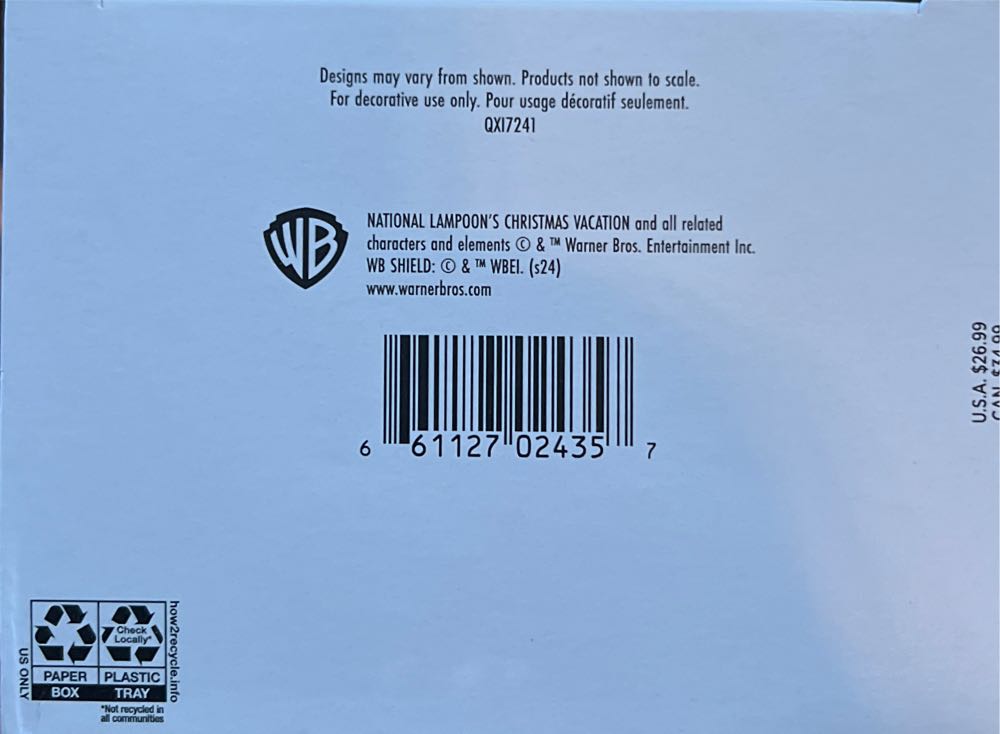 Christmas Vacation: What’s All The Yelling About? - Christmas Vacation (Griswold Family Christmas) ornament collectible [Barcode 661127024357] - Main Image 3