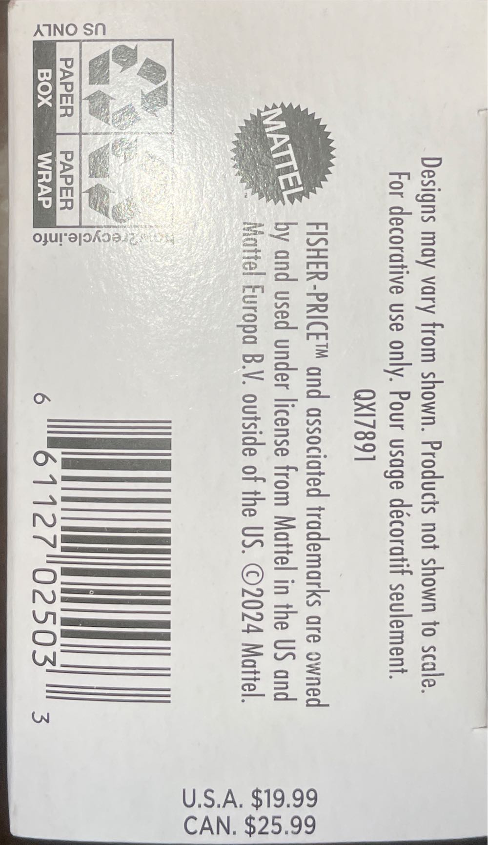 Fisher Price Nifty Station Wagon - Fisher Price (Toy) ornament collectible [Barcode 661127025033] - Main Image 3