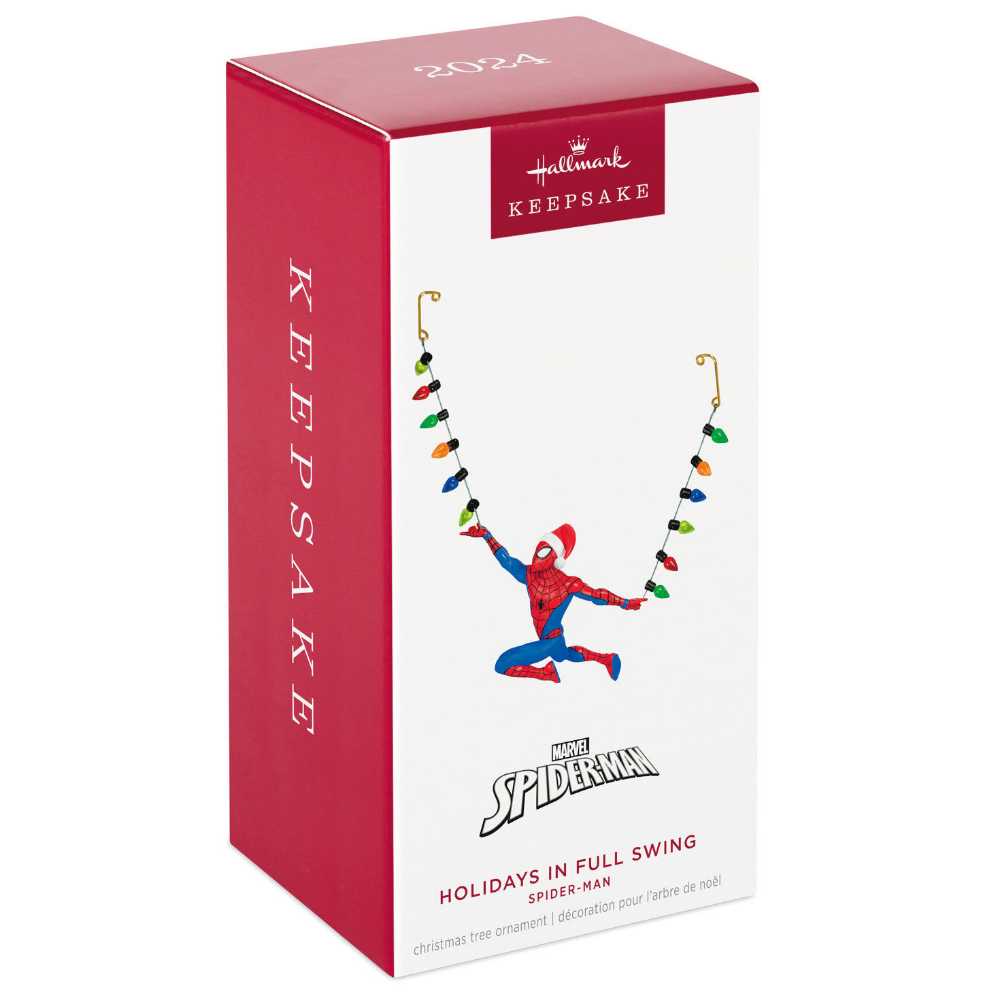 Spider-Man Holidays In Full Swing - Spider-Man (Marvel) ornament collectible [Barcode 661127024227] - Main Image 3
