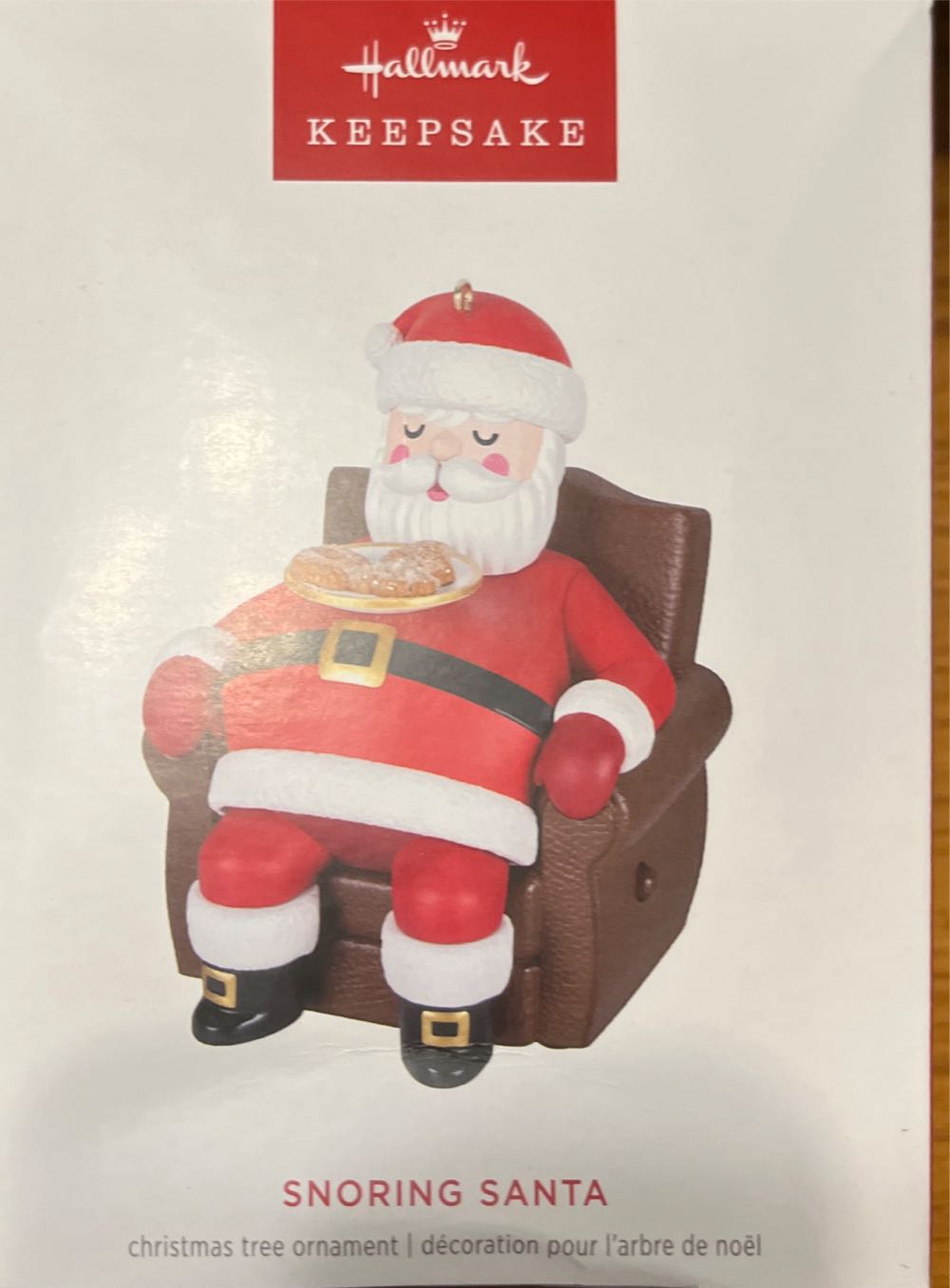 Snoring Santa - Santa (Santa) ornament collectible [Barcode 661127023770] - Main Image 1