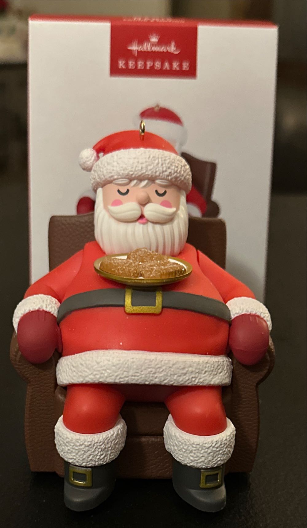 Snoring Santa - Santa (Santa) ornament collectible [Barcode 661127023770] - Main Image 4