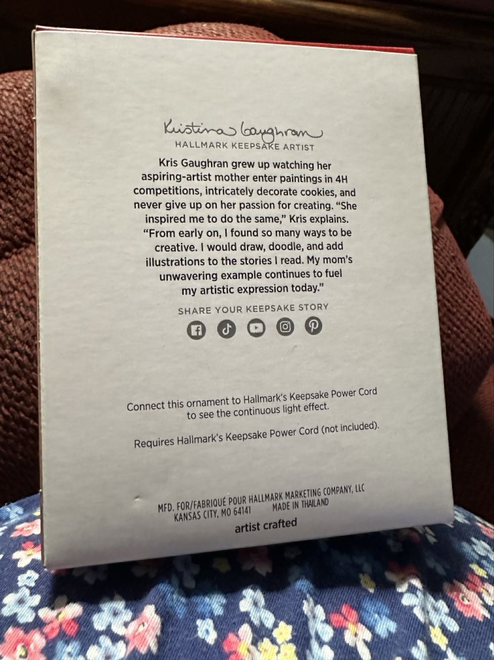 All Aglow - Fairy Messengers ornament collectible [Barcode 661127023718] - Main Image 2