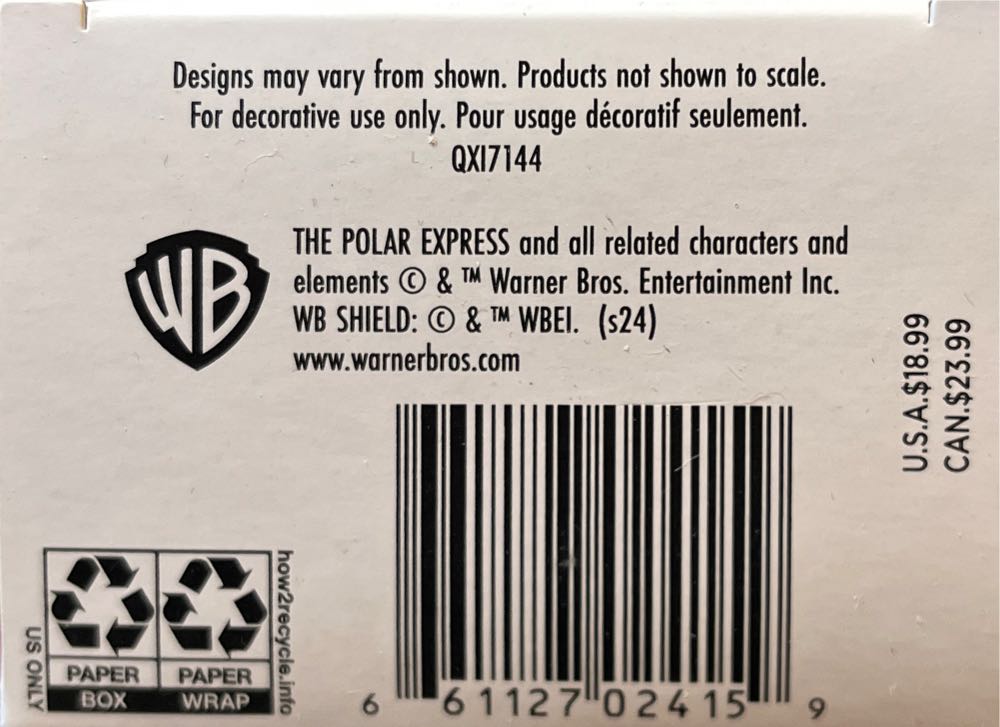 Santa’s Sleigh Bell - The Polar Express (The Polar Express) ornament collectible [Barcode 661127024159] - Main Image 4