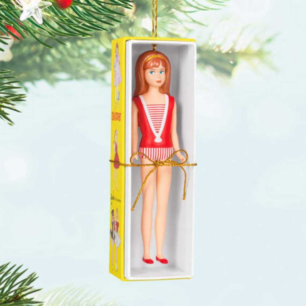 Barbie’s Little Sister, Skipper - Holiday Barbie (Barbie) ornament collectible [Barcode 661127025019] - Main Image 2