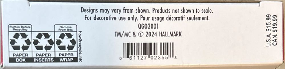 Pet’s Fur-st Christmas 2024 - Picture Frames (Cats) ornament collectible [Barcode 661127023558] - Main Image 4