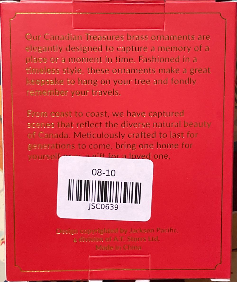 Toronto Cityscape Diecut Ornament  (Travel) ornament collectible - Main Image 2