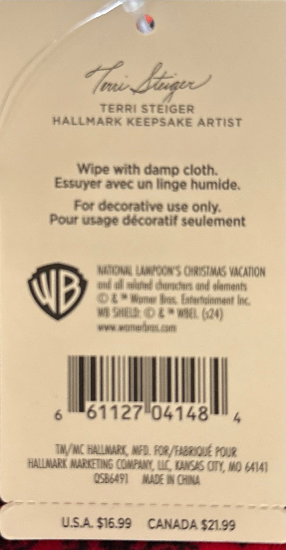 National Lampoon’s Christmas Vacation Mini Tree Skirt - National Lampoon’s Christmas Vacation (Show Stopper) ornament collectible [Barcode 661127041484] - Main Image 3