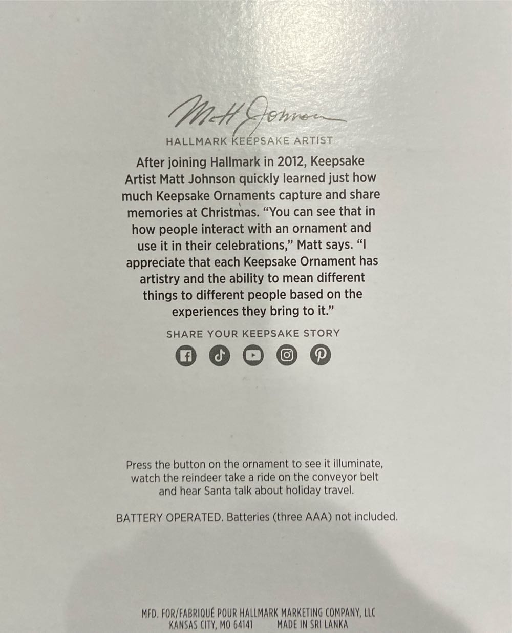 Ho-Ho-Holiday Travel - Santa Travel (Hallmark) ornament collectible [Barcode 661127023763] - Main Image 2