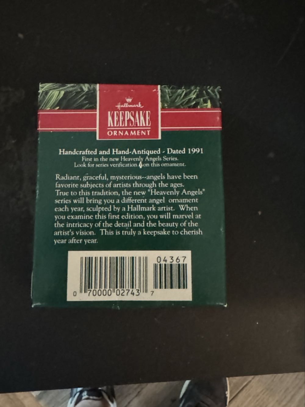 Heavenly Angels #1  - Heavenly Angels (Angel) ornament collectible [Barcode 070000027437] - Main Image 2