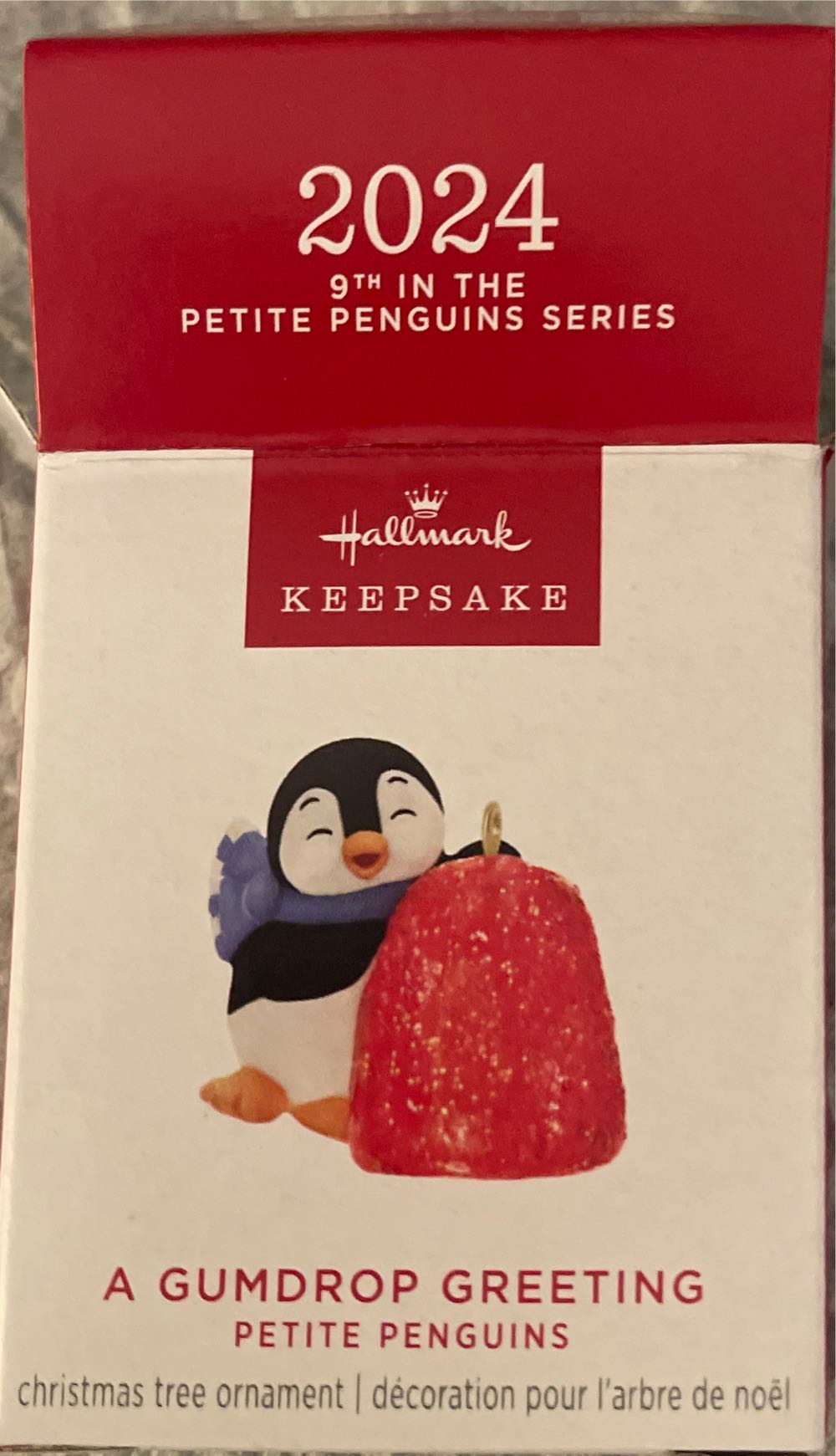 A Gumdrop Greeting - Petite Penguins (Miniatures) ornament collectible [Barcode 661127003338] - Main Image 2