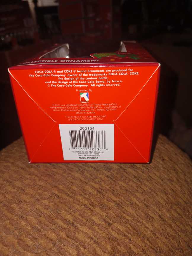 Coca-Cola Ornament Happy Holidays Polar Bears Hugging Walmart  - Coca-Cola Ornament Happy Holidays (Coca-Cola Ornament) ornament collectible - Main Image 3