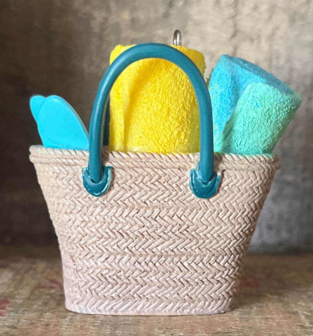 Hallmark Keepsake. Summer. Beach Bag. Tree Trimmers Ornament. - Tree Trimmers Ornament (Beach Bag) ornament collectible - Main Image 2