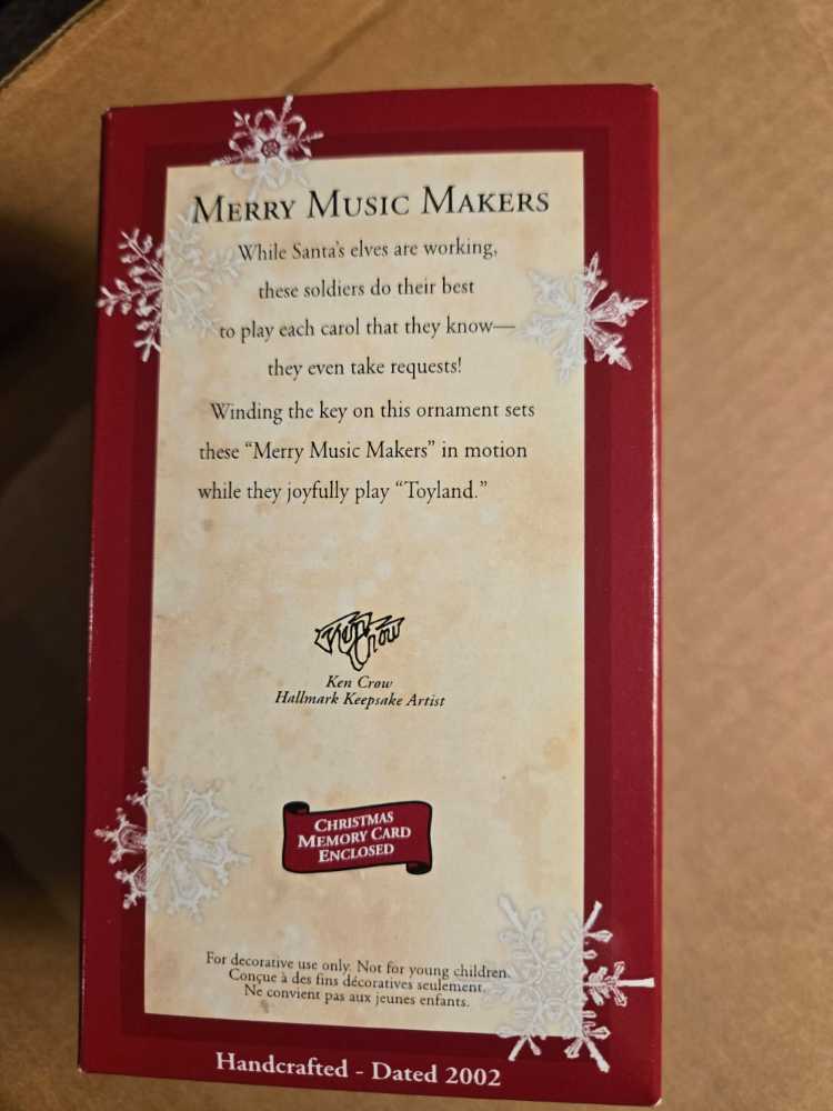 Magic Ornaments Merry Music Makers  ornament collectible [Barcode 015012680027] - Main Image 2
