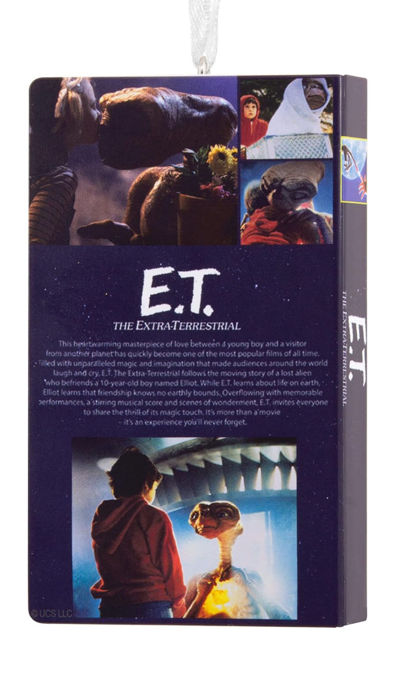 E.T. The Extra-Terrestrial  - Retro VHS Cassettes (TV & Movies) ornament collectible - Main Image 2