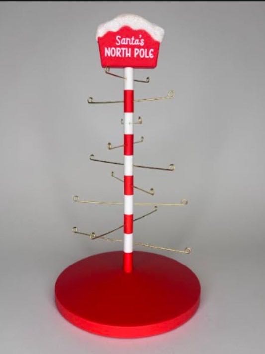 Jewelbrite - Round - Red Poinsettia - Gold