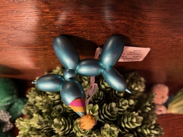 Balloon Dog In Party Hat  ornament collectible - Main Image 3