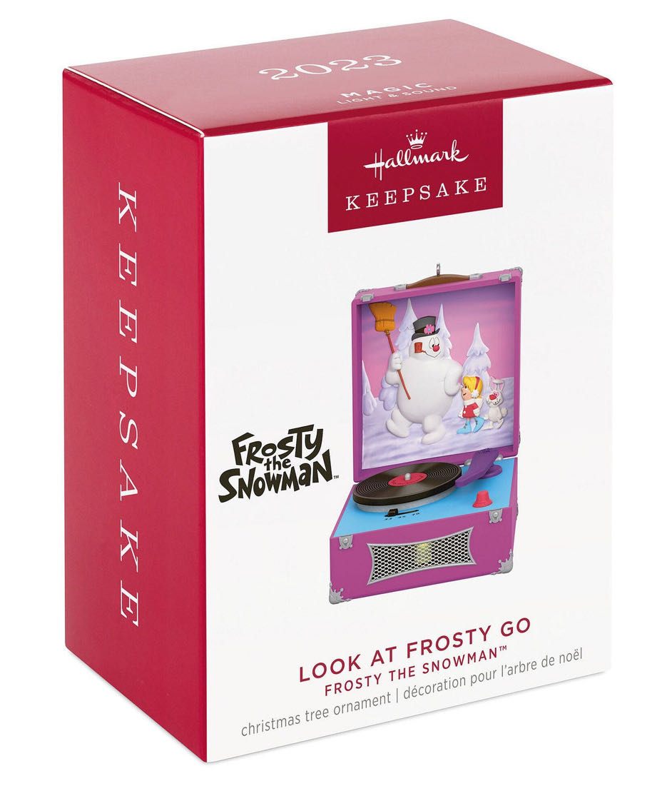 Look At Frosty Go - Record Player ornament collectible - Main Image 2