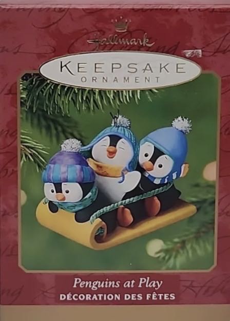Penguins At Play  ornament collectible - Main Image 2