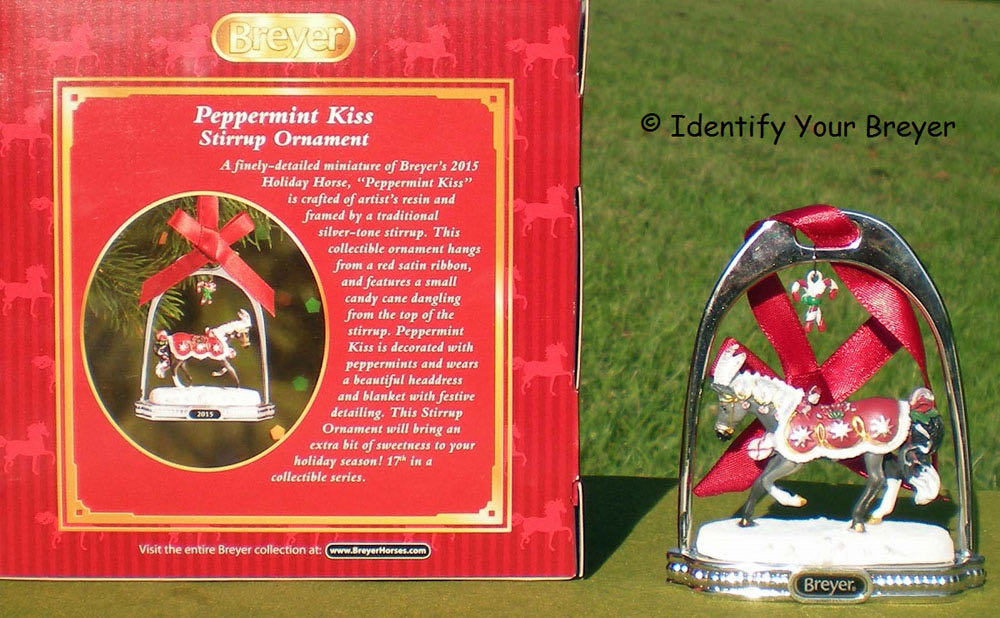Peppermint Kiss - Stirrup Ornament (Christmas) ornament collectible - Main Image 2