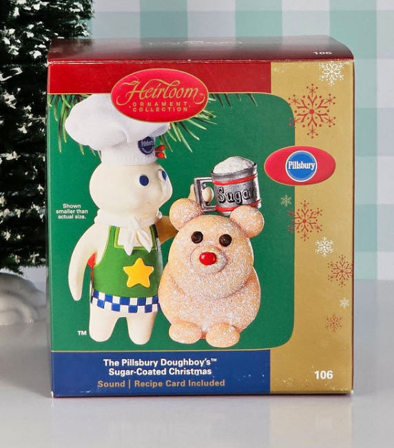 Sugar-Coated Christmas - Pillsbury Doughboy ornament collectible - Main Image 2
