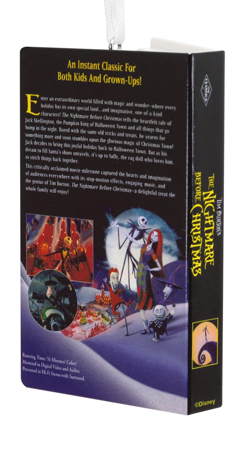 The Nightmare Before Christmas - Retro VHS Cassettes (TV & Movies) ornament collectible - Main Image 2